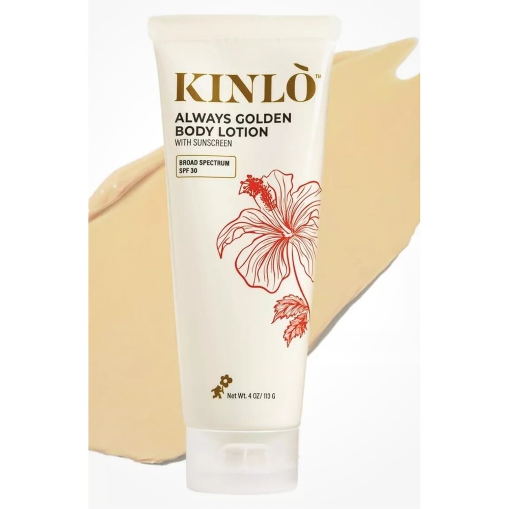 6oz Kinlo Always Golden Lotion Sunscreen SPF 30 Tanning Cream Sun Self Tanner